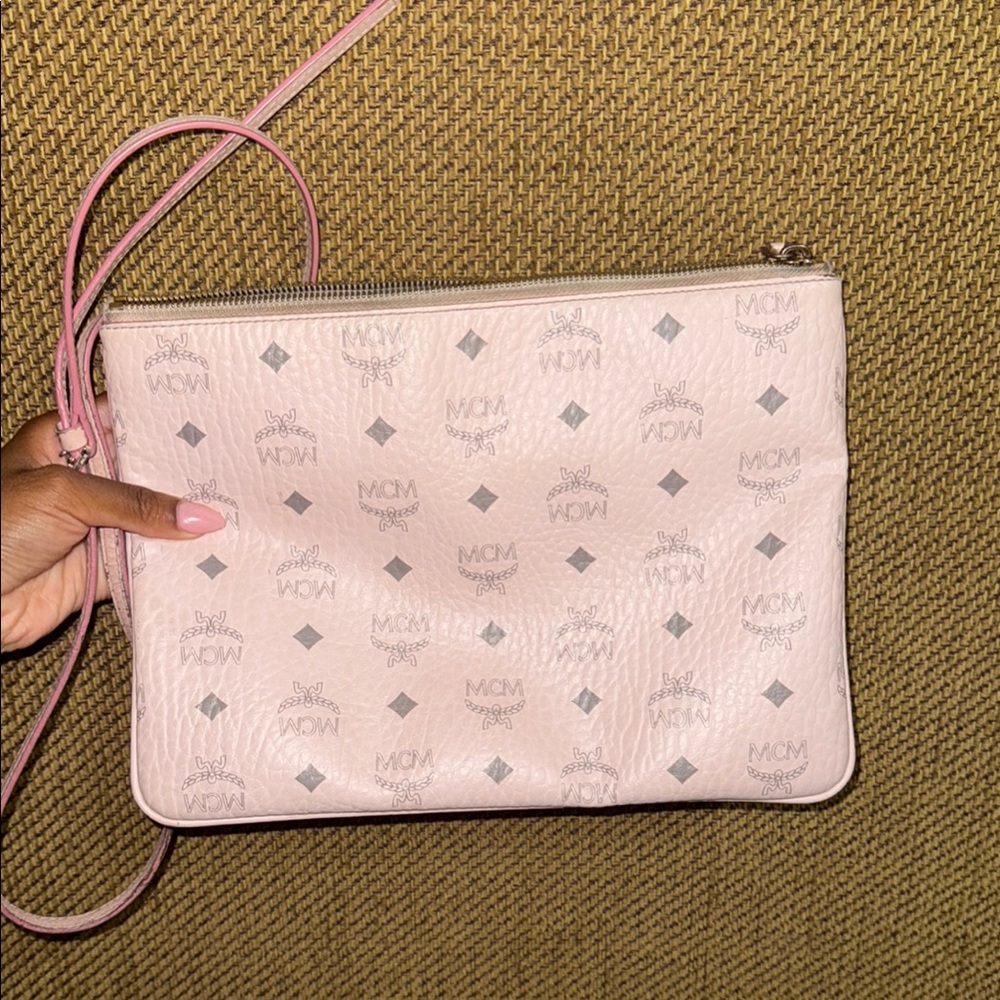 MCM Light Pink Crossbody Bag
